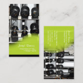 PixDezines Personal Trainer/Trainer/Fitnessraum Visitenkarte (Vorne/Hinten)