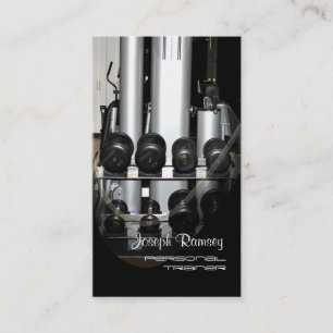 PixDezines Personal Trainer Visitenkarte