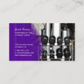 PixDezines Personal Trainer Visitenkarte (Rückseite)