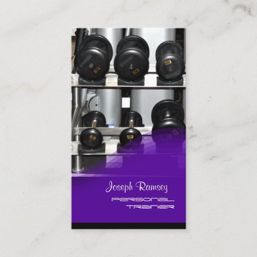 PixDezines Personal Trainer Visitenkarte (Vorderseite)