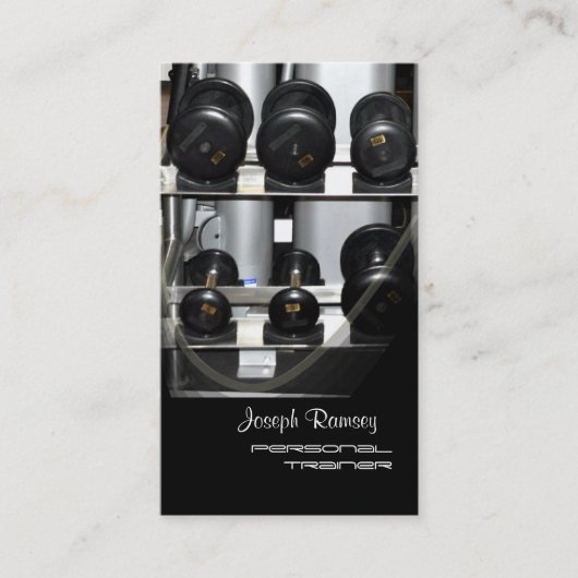 PixDezines Personal Trainer Visitenkarte (Vorderseite)