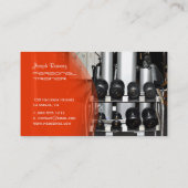 PixDezines Personal Trainer Visitenkarte (Rückseite)