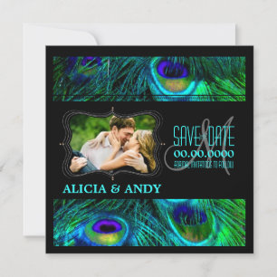 PixDezines-Pfau/Tagesgeschehen+Hintergrund Save The Date