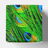 PixDezines Pfauengefechte/Degenakzent Farbe Geschenkschachtel (Oben)