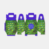 PixDezines Pfauengefechte/Degenakzent Farbe Geschenkschachtel (Ungefaltet)