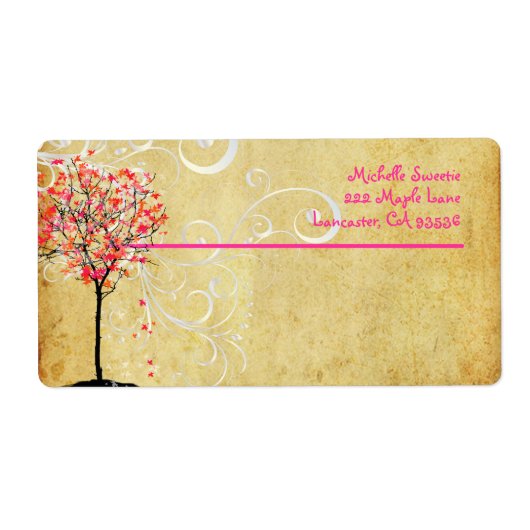 PixDezines Pink-Ahornbaum (Vorne)