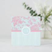 PixDezines pink+blau/toile/Rose/DIY-Farbe (Stehend Vorderseite)