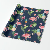 PixDezines PINK FLAMINGOS| JEDER HINTERGRUND Geschenkpapier (Ungerollt)