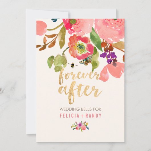 PixDezines Pink Grapefruit Ranunculus/DIY bckgrand Einladung (Vorderseite)