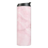 PixDezines PINK QUARTZ MARBLE Thermosbecher (Nach links gedreht)
