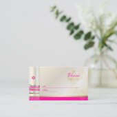 PixDezines Pink Tallit Mitzvah Platzkarten (Stehend Vorderseite)