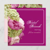 PixDezines-Pinkerbäume/Hydrangeas/Tageereignis Einladung (Vorne/Hinten)