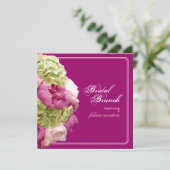 PixDezines-Pinkerbäume/Hydrangeas/Tageereignis Einladung (Stehend Vorderseite)