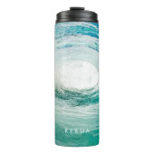 PixDezines Pipeline Waves/Surf Thermosbecher (Vorderseite)