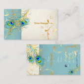 PixDezines pizzazz+filigree Wirbel Visitenkarte (Vorne/Hinten)