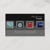 PixDezines-Portfolio-Foto-Vorlage/DIY-Farbgebung Visitenkarte (Rückseite)