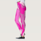 PixDezines Princess-Camouflage, blinky, Hot Pink Leggings (Links)