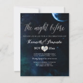 PixDezines Probe Dinner/Starry Night/kosmisch Einladung (Vorderseite)