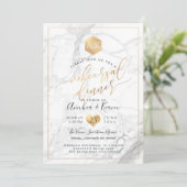 PixDezines Probe Dinner+Sweet Honeycomb Einladung (Stehend Vorderseite)