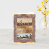 PixDezines Psalm 23, A Song von David, Hebräisch Karte (Gelbe Blume)