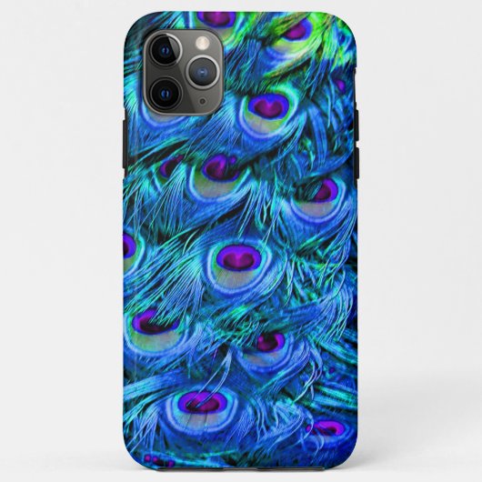 PixDezines Psychedelic Peacock Case-Mate iPhone Ca Hülle (Rückseite)