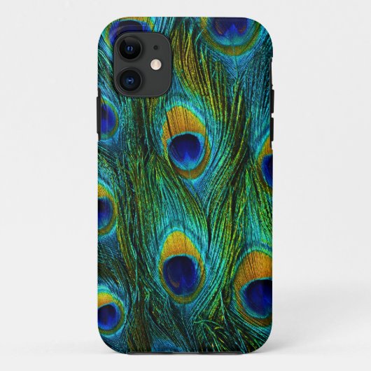 PixDezines Psychedelic Peacock Case-Mate iPhone Hülle (Rückseite)