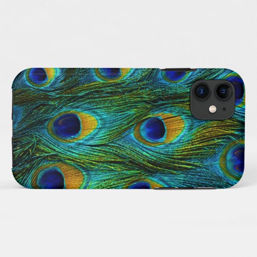 PixDezines Psychedelic Peacock Case-Mate iPhone Hülle (Rückseite (Horizontal))