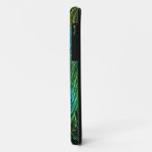 PixDezines Psychedelic Peacock+filigree Wirbel Case-Mate iPhone Hülle (Hinten/Links)