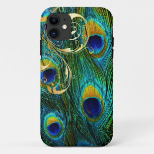 PixDezines Psychedelic Peacock+filigree Wirbel Case-Mate iPhone Hülle