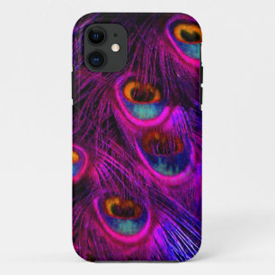 PixDezines Psychedelic Peacock, heiß rosa Case-Mate iPhone Hülle