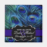 PixDezines Psychedelic Peacock, Save the Date