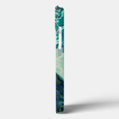 PixDezines Psychedelic Peacocks+Damask Case-Mate iPhone Hülle (Rückseite / Links)