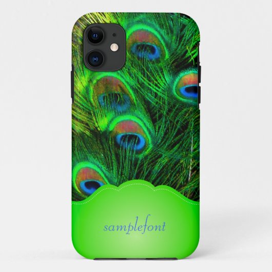 PixDezines psychedelischer Pfau Case-Mate iPhone Hülle (Rückseite)