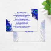 PixDezines psychedelischer Pfau/Kobalt blau (Schreibtisch)