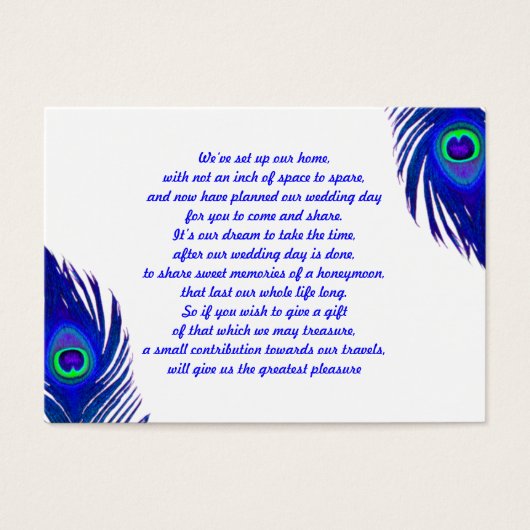 PixDezines psychedelischer Pfau/Kobalt blau (Vorderseite)