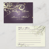 PixDezines Pum Vanilla Wirbel, Wünsche+Rat Hinweiskarte (Vorne/Hinten)