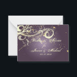 PixDezines Pum Vanilla Wirbel, Wünsche Rat Hinweiskarte<br><div class="desc">PixDezines Wünsche und Ratschläge,  Vanille-Wirbel auf Gradienten dunkel / Pflaume / Auberginen / Auberginen Hintergrund. Das elegante und trendige Design ist perfekt für jeden Anlass. Löschen Sie einfach den gesamten Text,  um Ihr Ereignis anzupassen. Copyright © 2009-2016 PixDezines.com™ und PixDezines™ auf zazzle.com</div>