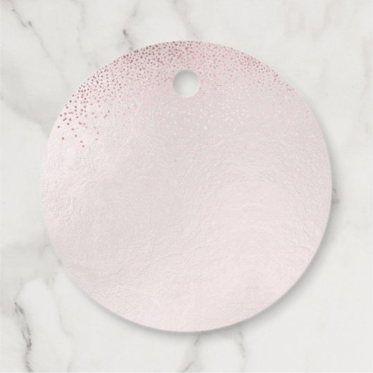 PixDezines Quinceanera Blush Gown Geschenkanhänger (Rückseite)