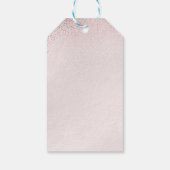 PixDezines Quinceanera Sparkle Gown, Blush Geschenkanhänger (Rückseite)