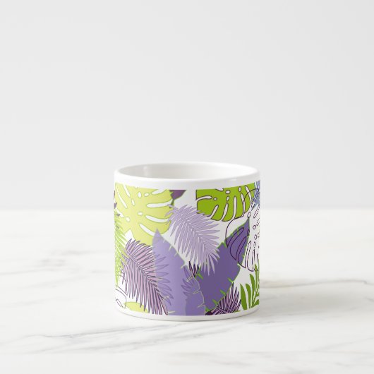 PixDezines rainforest/DIY Hintergrundfarbe Espressotasse (Vorderseite)
