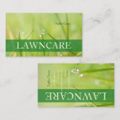 PixDezines Rasenpflege/Gärtner/DIY-Schriftart Visitenkarte (Vorne/Hinten)