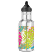 PixDezines Regenwald/DIY Hintergrundfarbe Edelstahlflasche (Rechts)