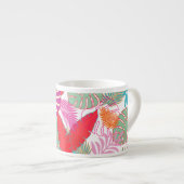 PixDezines Regenwald/DIY Hintergrundfarbe Espressotasse (Vorderseite Rechts)