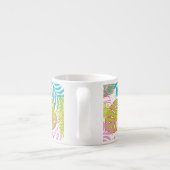 PixDezines Regenwald/DIY Hintergrundfarbe Espressotasse (Rückseite)