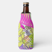 PixDezines Regenwald/DIY Hintergrundfarbe Flaschenkühler (Flaschenvorderseite)