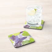 PixDezines Regenwald/DIY Hintergrundfarbe Getränkeuntersetzer (Rechte Seite)