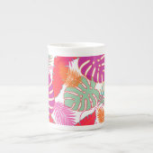 PixDezines Regenwald/DIY Hintergrundfarbe Porzellantasse (Vorderseite)