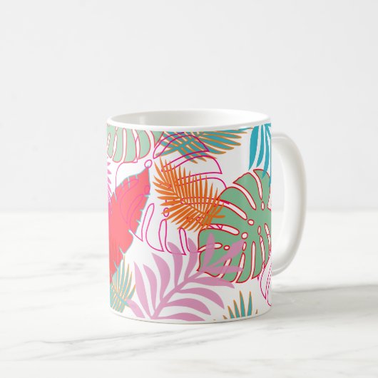 PixDezines Regenwald/einstellbares Bild Kaffeetasse (VorderseiteRechts)