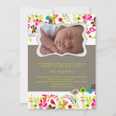 PixDezines Retro-Baum/DIY-Hintergrund+Schriftart Einladung (Vorderseite)