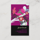 PixDezines Retro Chicks Visitenkarte (Rückseite)